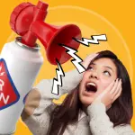 Haircut prank, air horn & fart